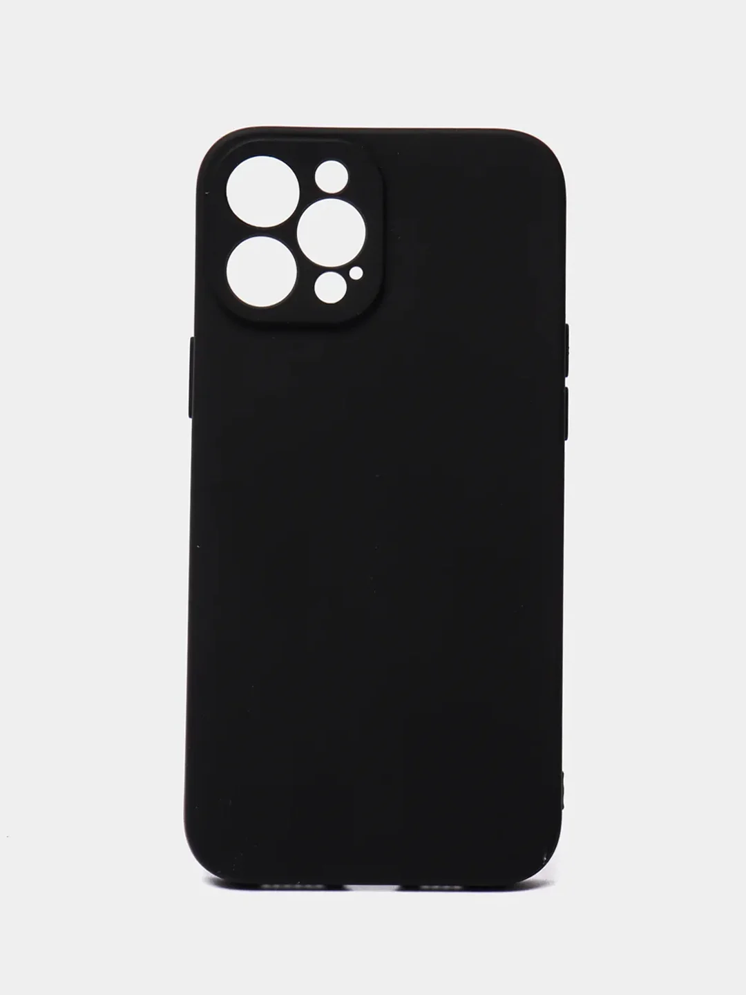 Черный чехол силиконовый для iPhone 7, 8 SE 2020, 11, 12, 13, Pro, Max, mini, защита камеры