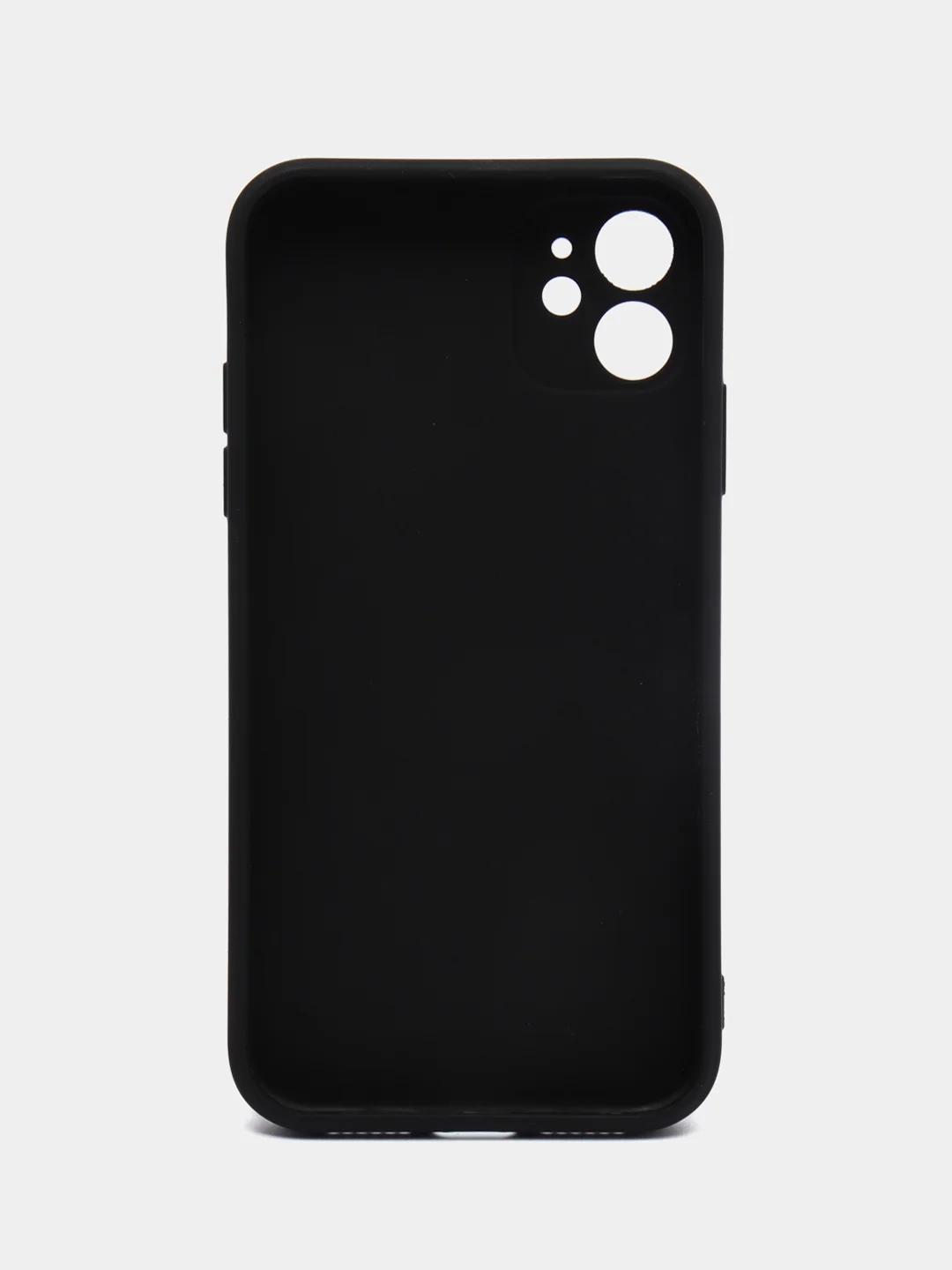 Черный чехол силиконовый для iPhone 7, 8 SE 2020, 11, 12, 13, Pro, Max, mini, защита камеры