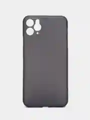 Черный чехол на iPhone 6, 6S, 7, 8, SE 2020, 7 Plus, 8 Plus, X, XS, XS Max, XR, 11, 11 Pro, 11 Pro Max, 12
