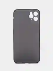 Черный чехол на iPhone 6, 6S, 7, 8, SE 2020, 7 Plus, 8 Plus, X, XS, XS Max, XR, 11, 11 Pro, 11 Pro Max, 12