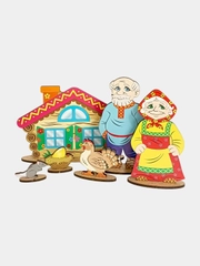 Кукольный театр на столе, 5 сказок