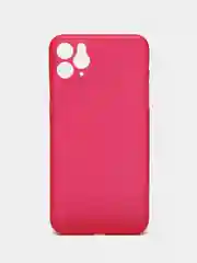 Красный чехол на iPhone 6, 6S, 7, 8, SE 2020, 7 Plus, 8 Plus, X, XS, XS Max, XR, 11, 11 Pro, 11 Pro Max, 12