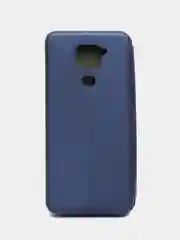 Синий чехол-книжка для Xiaomi Redmi Note 9 (Сяоми Редми Нот 9)