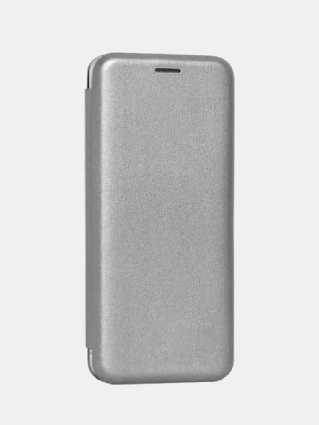 Серебряный чехол-книжка для Samsung Galaxy M31 (Самсунг Галакси М31)