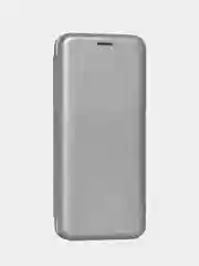 Серебряный чехол-книжка для Samsung Galaxy M31 (Самсунг Галакси М31)