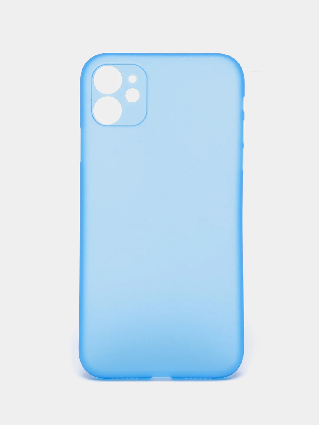 Голубой чехол на iPhone 6, 6S, 7, 8, SE 2020, 7 Plus, 8 Plus, X, XS, XS Max, XR, 11, 11 Pro, 11 Pro Max, 12