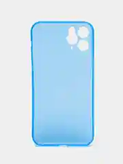 Голубой чехол на iPhone 6, 6S, 7, 8, SE 2020, 7 Plus, 8 Plus, X, XS, XS Max, XR, 11, 11 Pro, 11 Pro Max, 12