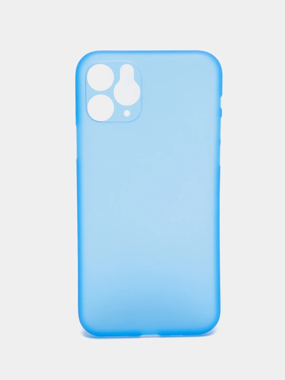 Голубой чехол на iPhone 6, 6S, 7, 8, SE 2020, 7 Plus, 8 Plus, X, XS, XS Max, XR, 11, 11 Pro, 11 Pro Max, 12