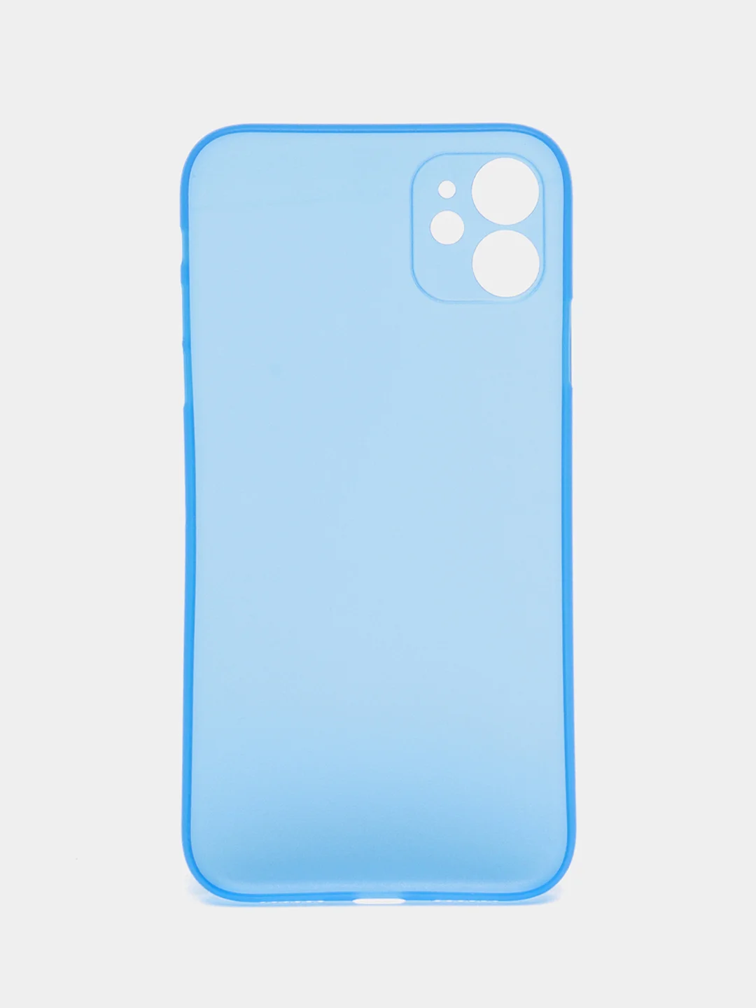 Голубой чехол на iPhone 6, 6S, 7, 8, SE 2020, 7 Plus, 8 Plus, X, XS, XS Max, XR, 11, 11 Pro, 11 Pro Max, 12