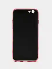 Оранжевый чехол iPhone 6/6s пластиковый абстракция
