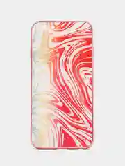 Желтый чехол iPhone 6/6s пластиковый абстракция