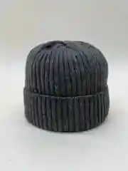 Угольный шапка мужская зимняя "Максим", с отворотом на флисе, тёплая бини