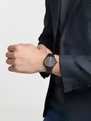 Хром наручные мужские часы Olevs, ультратонкие