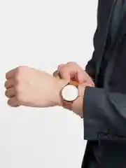 Угольный наручные мужские часы Olevs, ультратонкие