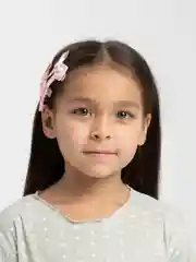 Розовый заколка-бант, 2 штуки