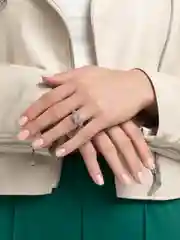 Кольцо из циркония с кристаллами ажурное Квадрат
