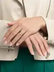 Кольцо из эмали безразмерное, незамкнутое
