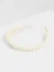 Молочный ободок женский, белый, черный
