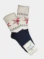 Белый носки теплые женские Danni "Зима"
