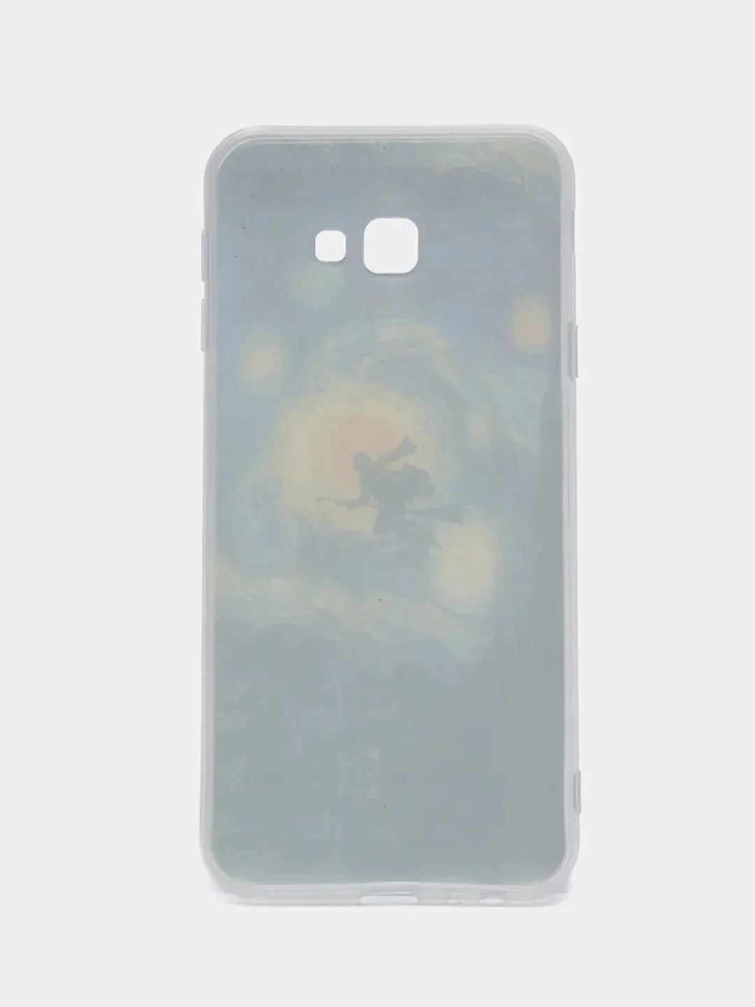 Бирюзовый чехол Samsung Galaxy J4+ / J4 Plus, Галакси Джи4+ / Джи4 Плюс, силиконовый с рисунком