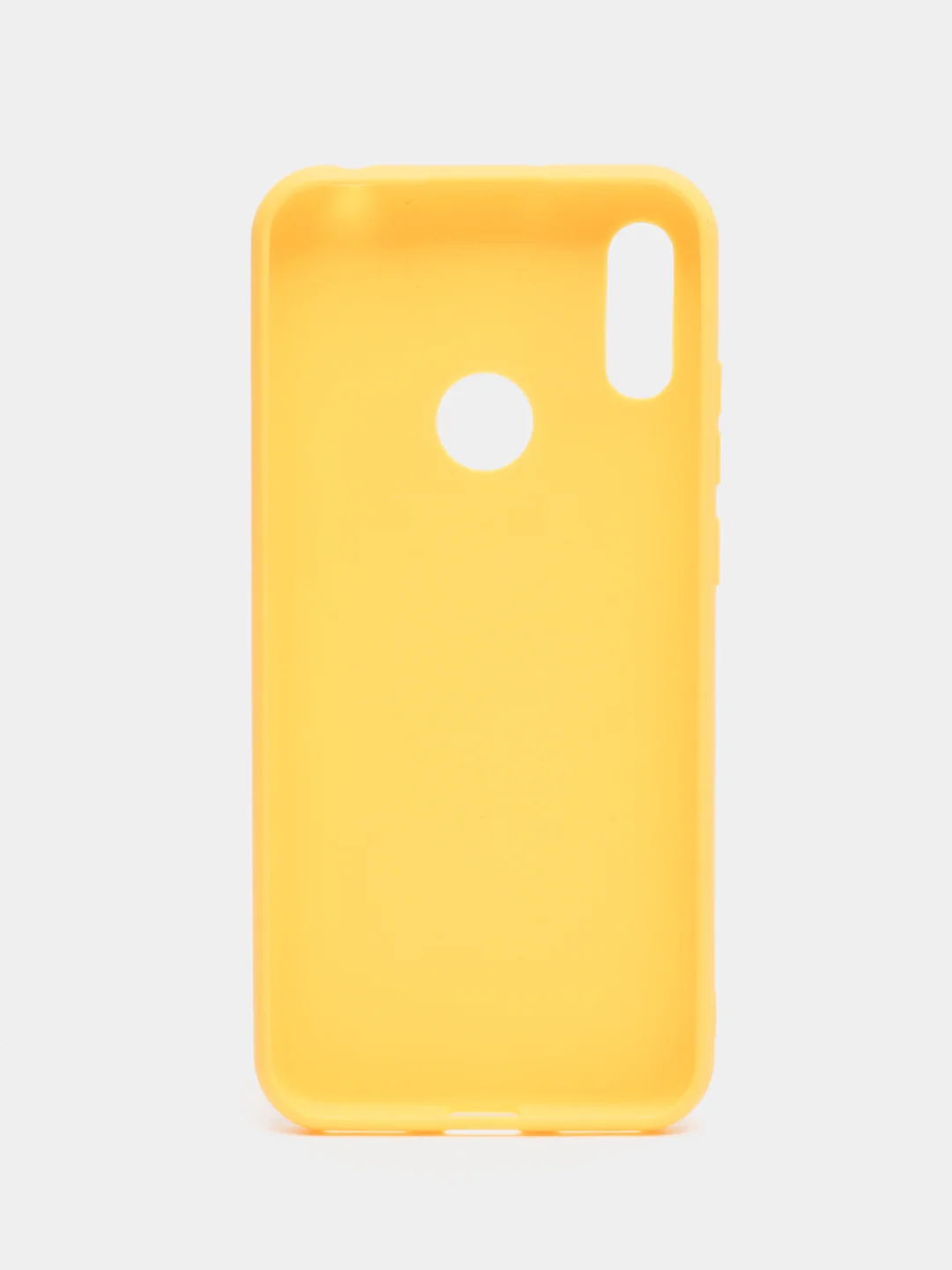 Желтый силиконовый чехол для Honor 8A / 8A Prime / Huawei Y6 2019 / У6 Prime / Y6s (Хуавей Хонор 8А / 8А Прайм), прозрачный