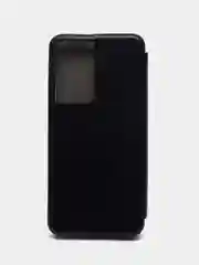 Черный чехол книжка Samsung Galaxy S21 Ultra, Самсунг Галакси С21 Ультра