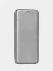 Серый чехол книжка Samsung Galaxy S21 Ultra, Самсунг Галакси С21 Ультра