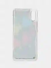 Черный чехол Xiaomi Redmi 9A, Сяоми Редми 9А силиконовый переливающийся жидкий с блестками