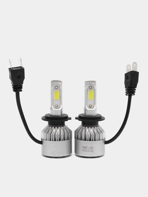 Светодиодные 2 LED лампы Energy Light S2, H1, H3, H4, H7, H11, 6500K, 2 шт