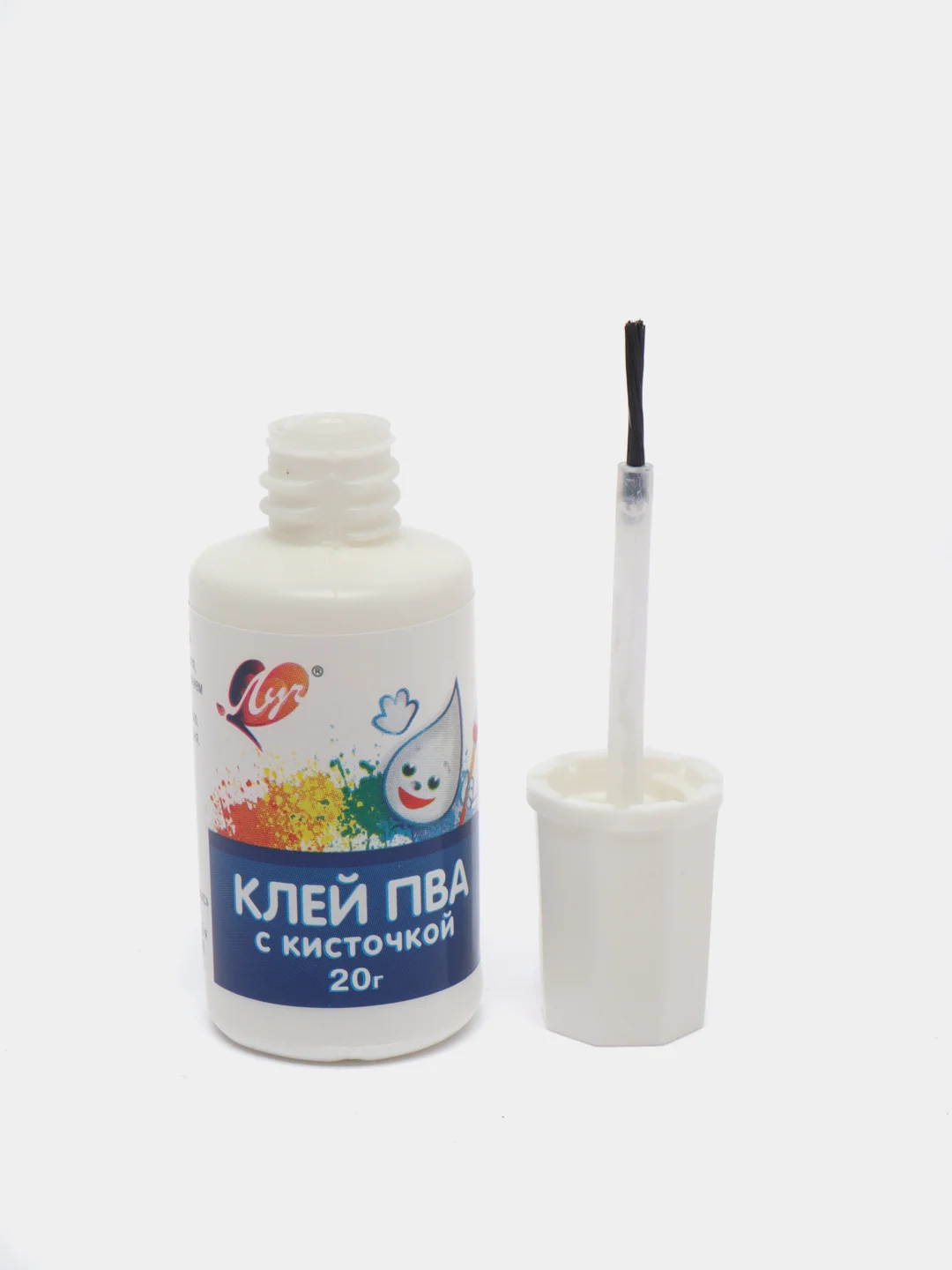 Клей ПВА Луч, с кисточкой, 20 г