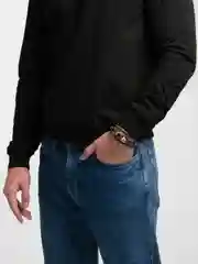 Вишнёвый плетеный браслет
