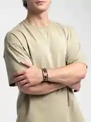 Белый плетеный браслет