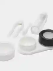 Серый контейнер для линз