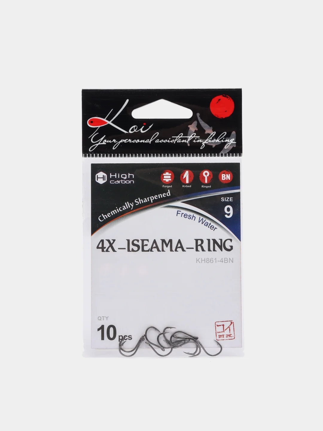 Крючки рыболовные ISEAMA RING, 10 шт