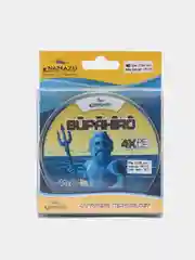Желтый плетенка Namazu SUPAHIRO 4X, 100 м
