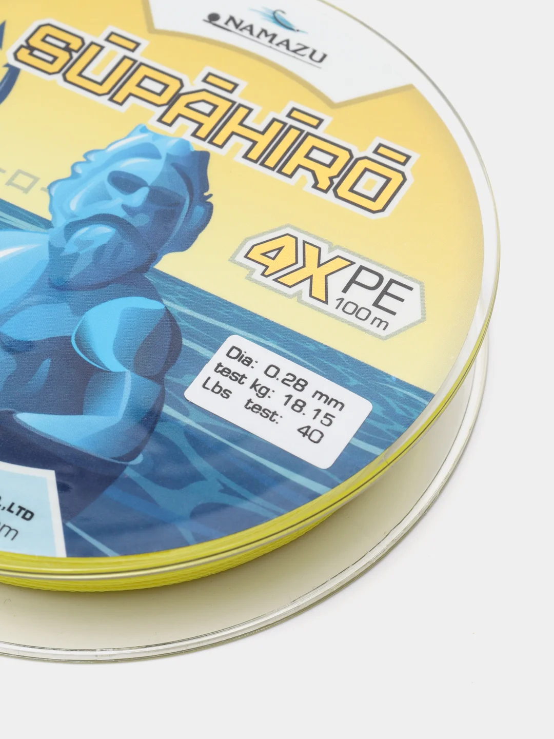 Желтый плетенка Namazu SUPAHIRO 4X, 100 м