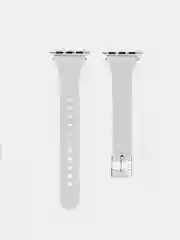 Белый ремешок силиконовый для Apple Watch, 38 мм