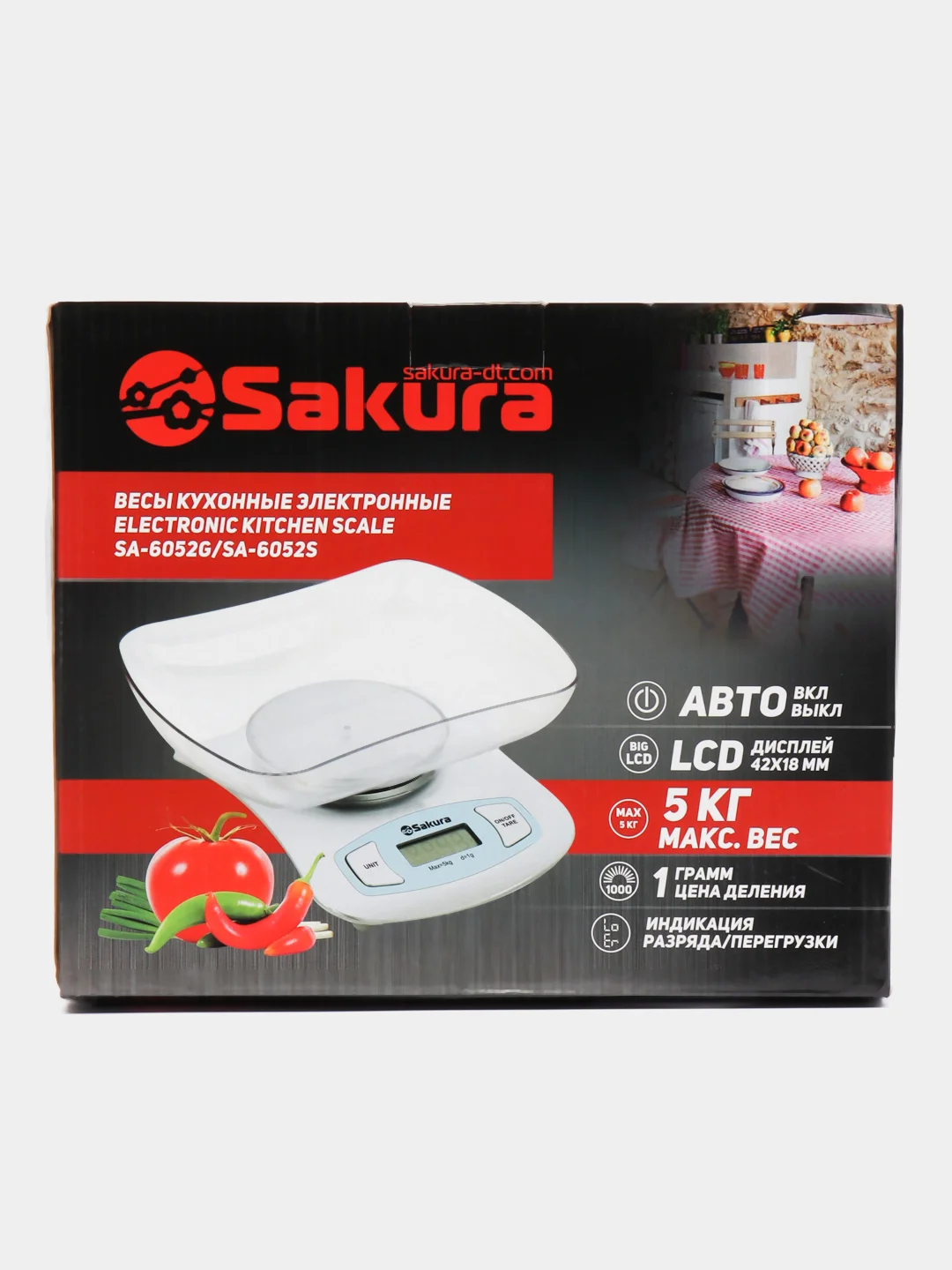 Весы кухонные Sakura SA-6052S