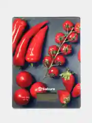 Весы кухонные Sakura SA-6077BS электронные, перцы, до 8кг