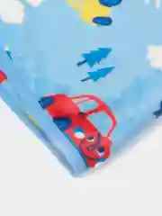 Голубой плед детский