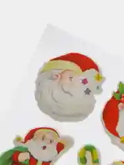 Красный наклейки новогодние объемные