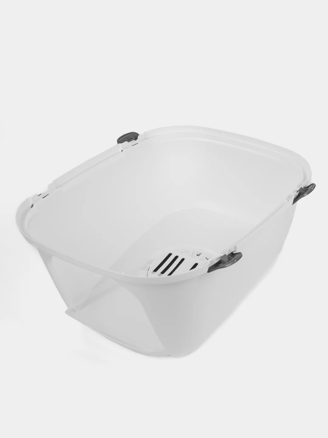 Туалет для кошек Leo XL, закрытый белый ,коричневый
