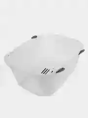 Туалет для кошек Leo XL, закрытый белый ,коричневый
