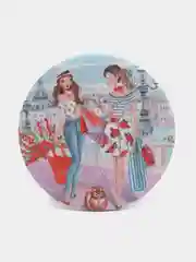 Кораллово-розовый карманное зеркало для макияжа, 7 см