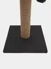 Бежевый меланж когтеточка для кошек, с лежанкой, 30 х 30 х 50 см