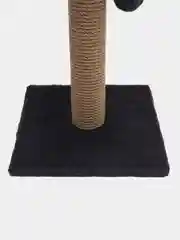 Синий меланж когтеточка для кошек, с лежанкой, 30 х 30 х 50 см
