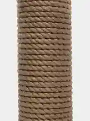 Белый когтеточка для кошек, с лежанкой, 30 х 30 х 50 см