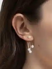 Серьги с жемчужинами.