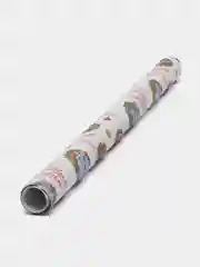 Серый меланж упаковочная новогодняя бумага, 50 х 70 см