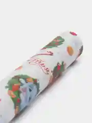 Серый меланж упаковочная новогодняя бумага, 50 х 70 см